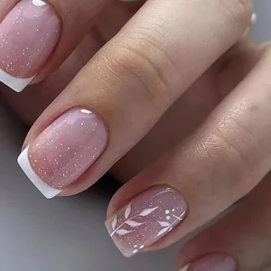 Manicura rusa semipermanente decoración
